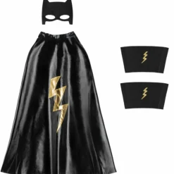 Discount Set de superhero Noir (4-10 ans) Enfant Déguisement Enfant