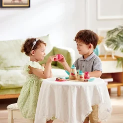 Best Set de thé en bois Dînette Et Aliments Factices