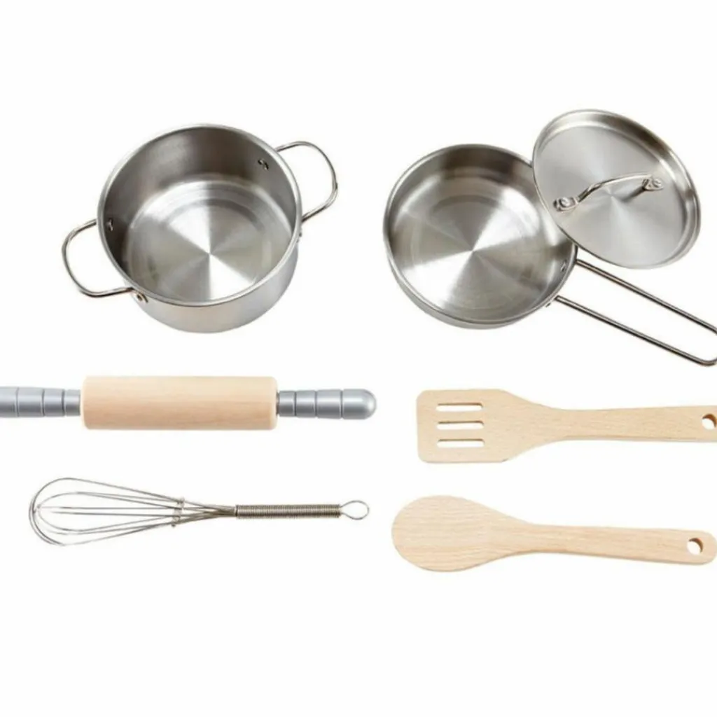 New Set d'ustensiles du chef (6 pièces) Dînette Et Aliments Factices