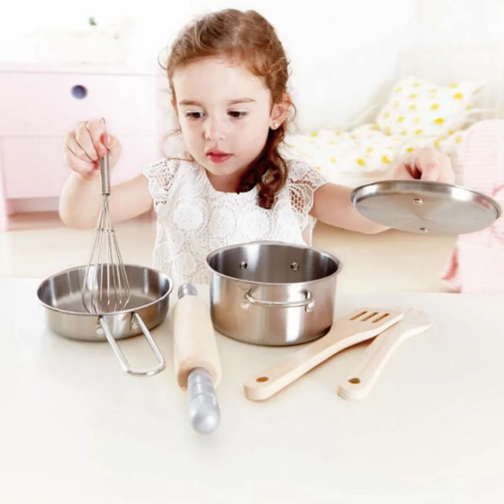 New Set d'ustensiles du chef (6 pièces) Dînette Et Aliments Factices