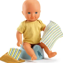 Set pot et lingettes Pomea pour poupée Accessoires Poupée