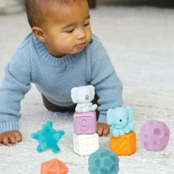 Best Set sensoriel 18 pièces encastrables Jouet À Empiler