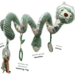 New Spirale d'activités Chillos le Paresseux Jouet D'Activités À Suspendre