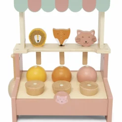 Hot Stand de glaces en bois Marchand