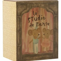 New Studio de danse avec petite sœur et petit frère Souris Figurines De Jeu