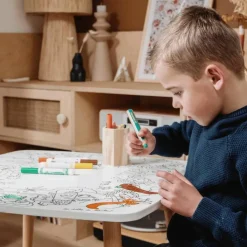 Hot Table à colorier Coloritable modèle La Forêt Dessin Et Peinture