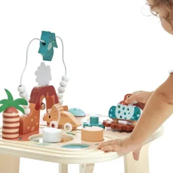 New Table d'activités en bois Dino Centre D'Activités