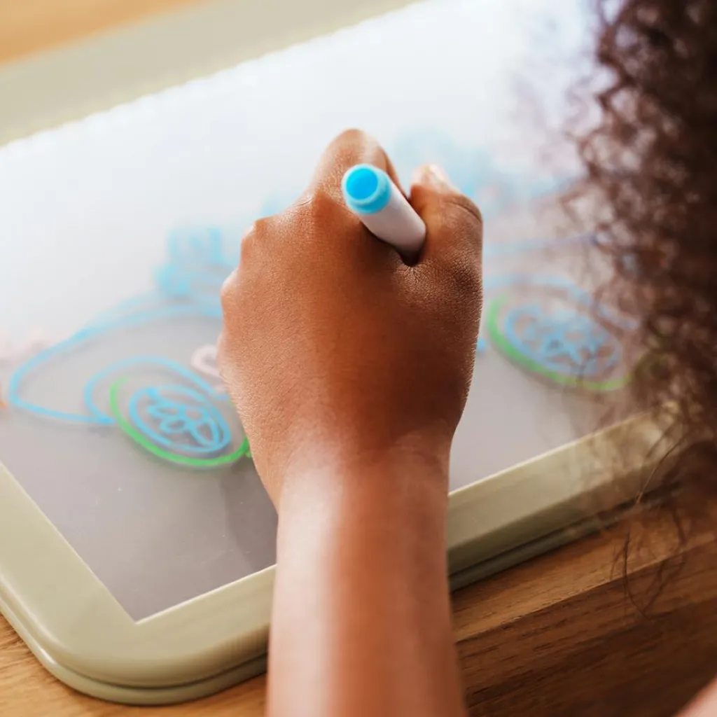 Clearance Table lumineuse A4 KIDYDRAW PRO nomade 2en1 Dessin Et Peinture