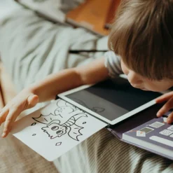 Hot Tablette à dessin KIDYDRAW-MINI Animaux orange Dessin Et Peinture