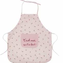Discount Tablier enfant en coton enduit Cerise (3-6 ans) Enfant Tablier Enfant