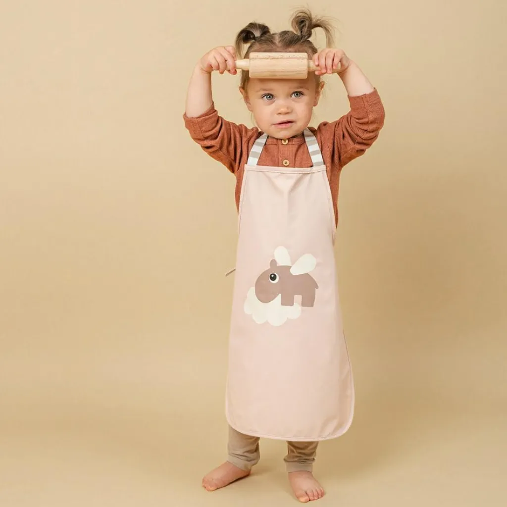 Best Tablier enfant imperméable Happy clouds Vert Enfant Tablier Enfant