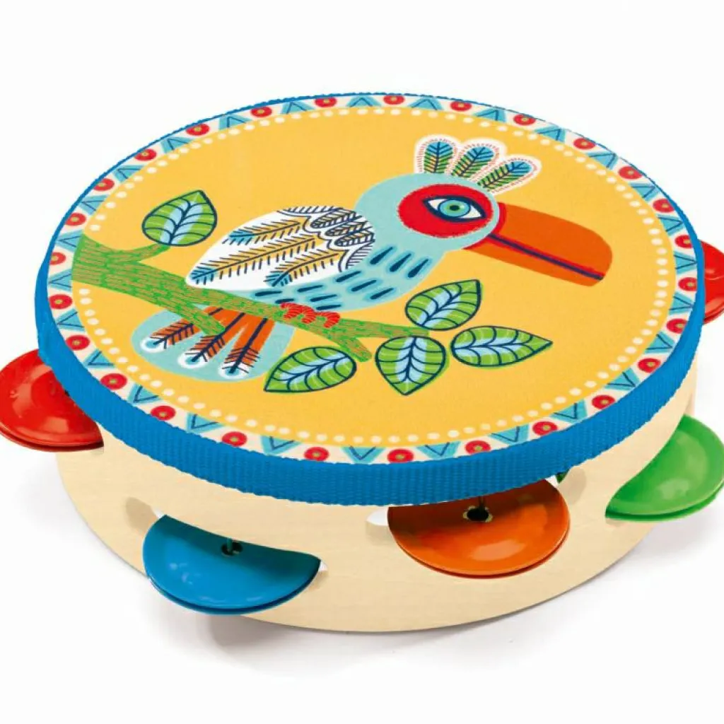 Online Tambourin avec cymbales Instrument De Musique