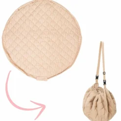 Outlet Tapis de jeu 2 en 1 Noomad Organic Soft Stripes Brown Tapis De Jeu