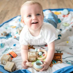 Online Tapis de jeu 2 en 1 Noomad Organic Soft Puce et Pilou Moulin Roty Tapis De Jeu