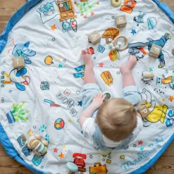 Online Tapis de jeu 2 en 1 Noomad Organic Soft Puce et Pilou Moulin Roty Tapis De Jeu