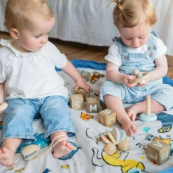 Online Tapis de jeu 2 en 1 Noomad Organic Soft Puce et Pilou Moulin Roty Tapis De Jeu