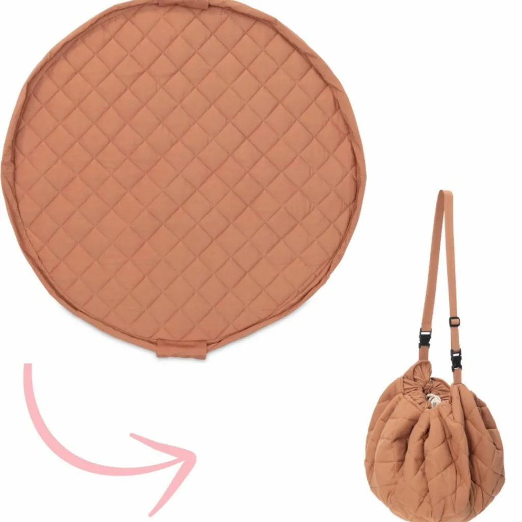 Best Tapis de jeu 2 en 1 Noomad Organic Soft Tawny Brown Tapis De Jeu