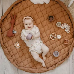 Best Tapis de jeu 2 en 1 Noomad Organic Soft Tawny Brown Tapis De Jeu