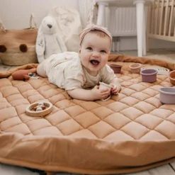 Best Tapis de jeu 2 en 1 Noomad Organic Soft Tawny Brown Tapis De Jeu