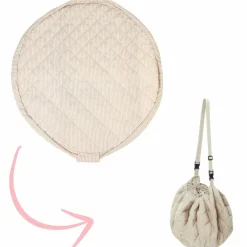 Discount Tapis de jeu 2 en 1 Noomad Organic Soft Stripes Blue Tapis De Jeu