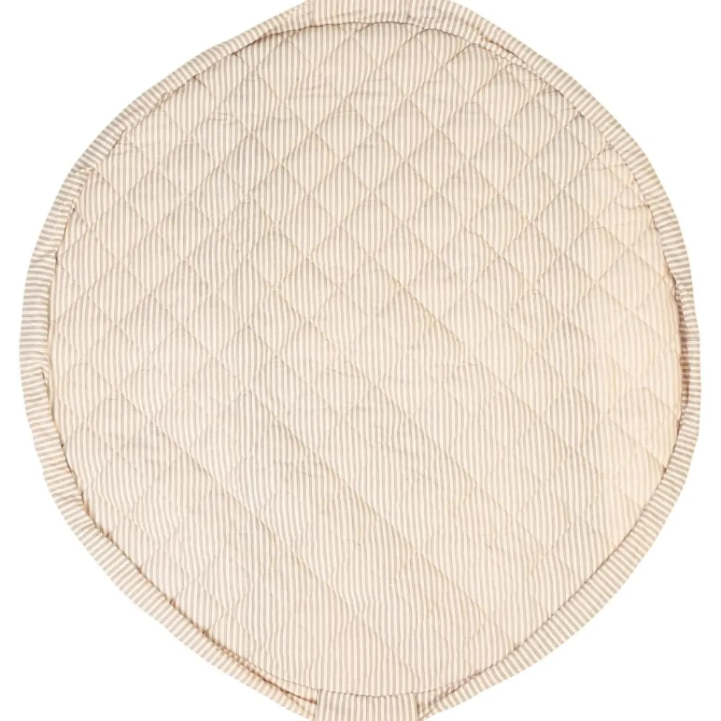 Discount Tapis de jeu 2 en 1 Noomad Organic Soft Stripes Blue Tapis De Jeu