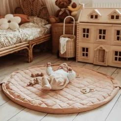 Discount Tapis de jeu 2 en 1 Noomad Organic Soft Fleuri Tapis De Jeu