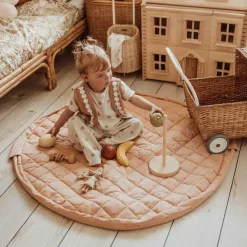 Discount Tapis de jeu 2 en 1 Noomad Organic Soft Fleuri Tapis De Jeu