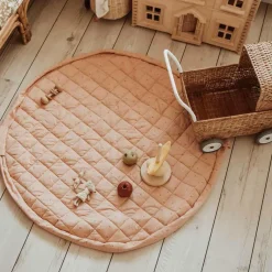 Discount Tapis de jeu 2 en 1 Noomad Organic Soft Fleuri Tapis De Jeu