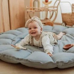 Best Tapis de jeu 3 en 1 Organic Coco Bleu Tapis De Jeu