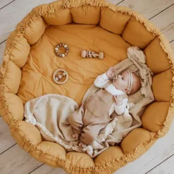 Online Tapis de jeu 3 en 1 Organic Coco Moutarde Tapis De Jeu