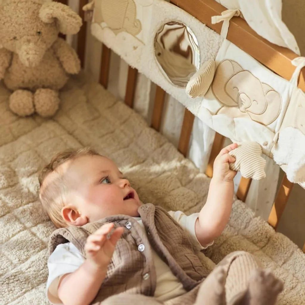 Discount Tapis de jeu Box Teddy Warm Sand (75 x 95 cm) Tapis De Jeu