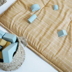 Discount Tapis de jeu carré Nepo Caramel (100 x 100 cm) Tapis De Jeu