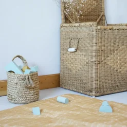 Discount Tapis de jeu carré Nepo Caramel (100 x 100 cm) Tapis De Jeu