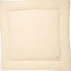 Clearance Tapis de jeu en gaze de coton Vanille (100 x 100 cm) Tapis De Jeu