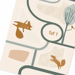 Sale Tapis de jeu Route Edgar le renard Tapis De Jeu