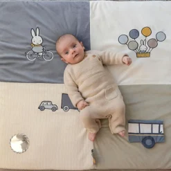 Tapis de parc Miffy fluffy bleu (80 x 100 cm) Tapis De Jeu