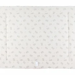 Best Tapis de parc réversible gaze de coton bio Fluffy (75 x 95 cm) Tapis D'Éveil