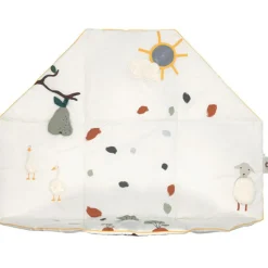 Outlet Tapis d´éveil 2 en 1 en coton bio Tiny Farmer (120 x 120 cm) Tapis D'Éveil