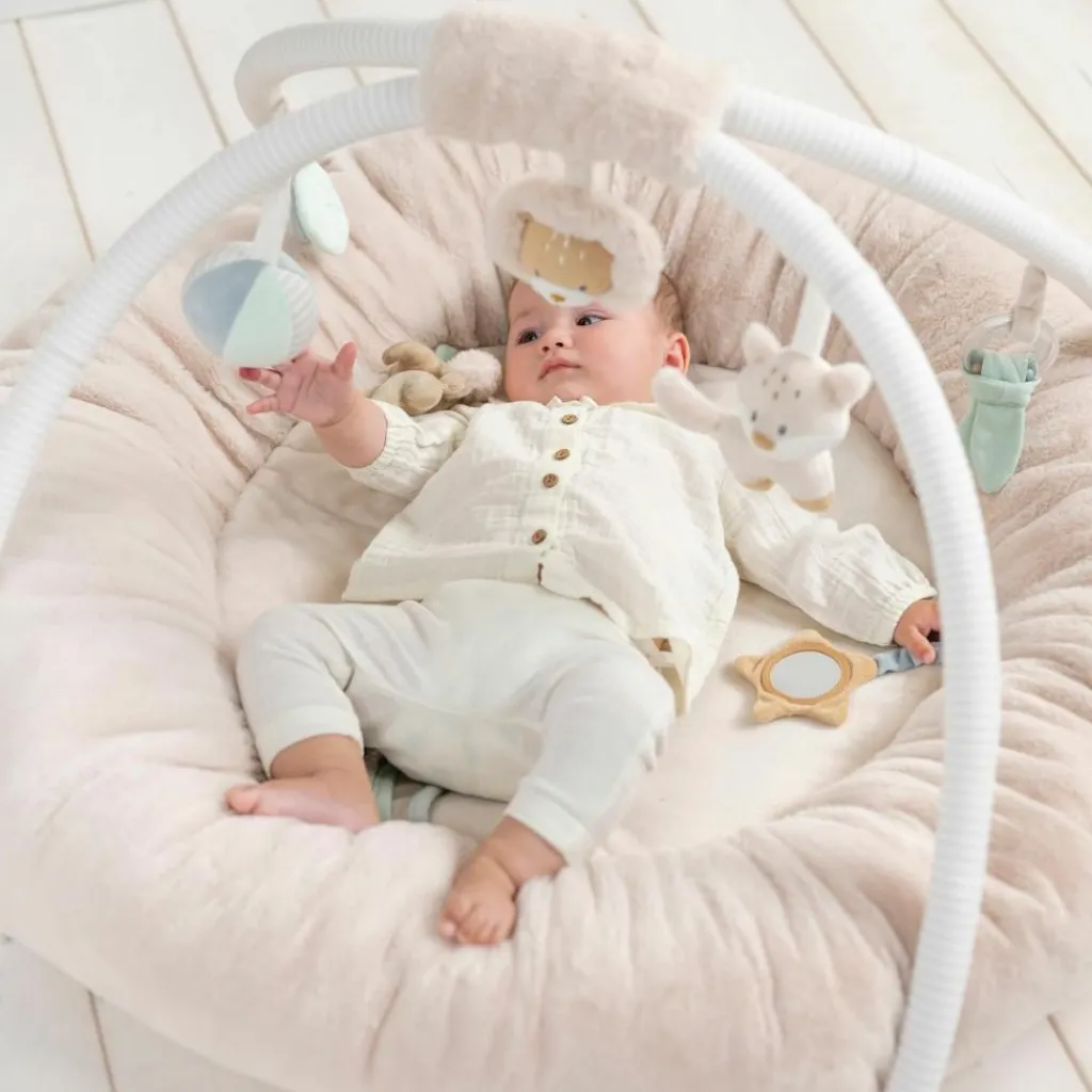 Discount Tapis d'éveil avec arches Ernest, Flo et Oli (90 cm) Tapis D'Éveil