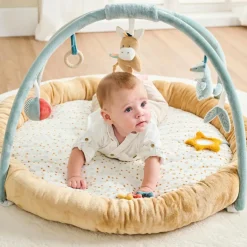 Hot Tapis d'éveil avec arches Felix et Léo (90 cm) Tapis D'Éveil