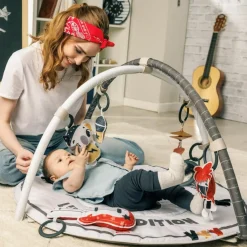 Sale Tapis d'éveil Gymini Tiny Rockers (90 x 90 cm) Tapis D'Éveil
