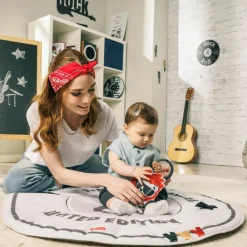 Sale Tapis d'éveil Gymini Tiny Rockers (90 x 90 cm) Tapis D'Éveil