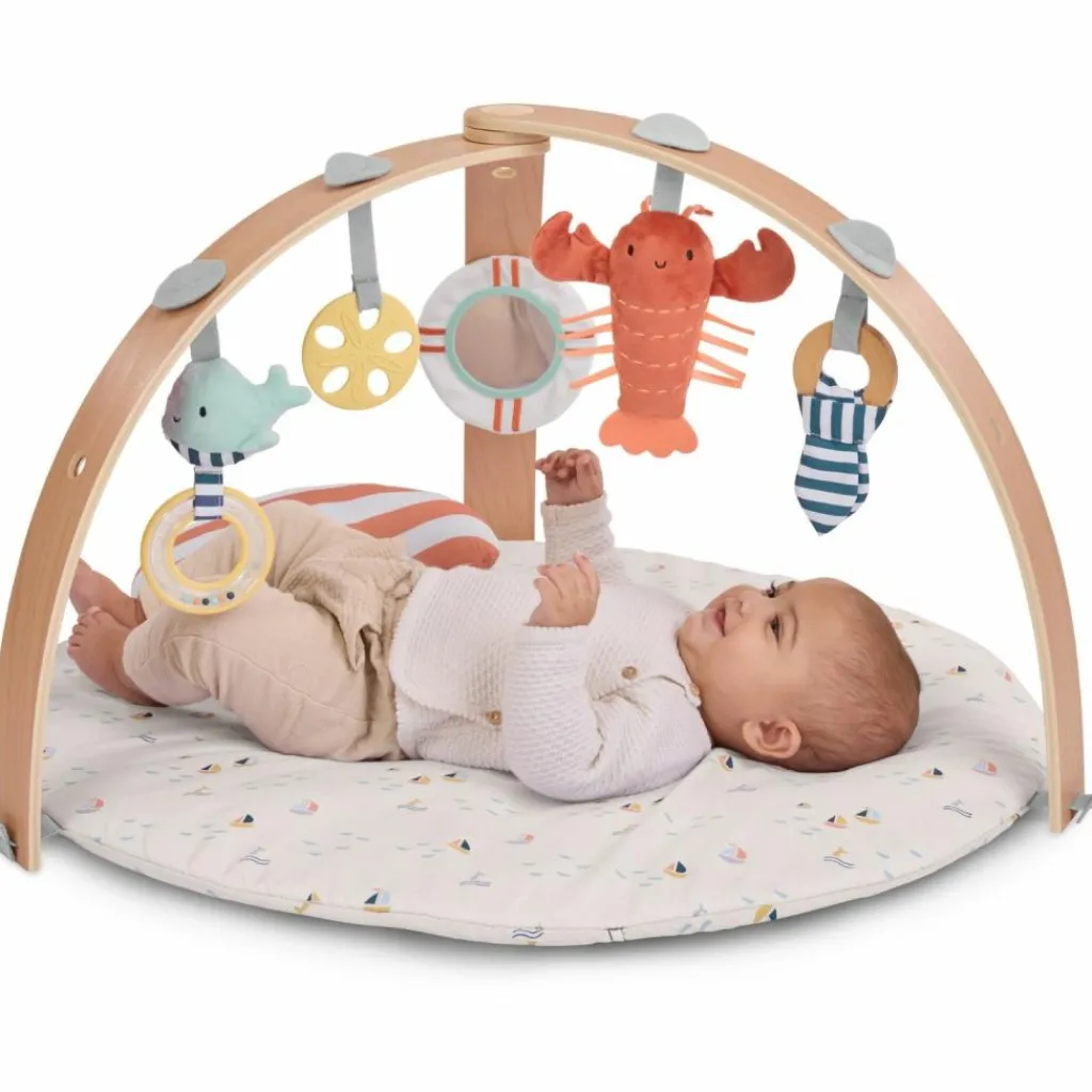 Hot Tapis d'éveil réversible Cozy Spot avec arche en bois Tapis D'Éveil