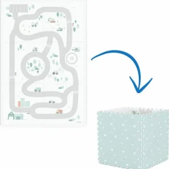 Online Tapis puzzle 3 en 1 Tiloo Road (120 x 180 cm) Tapis De Jeu