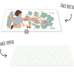 Outlet Tapis puzzle 3 en 1 Tiloo Treehouse (120 x 180 cm) Tapis De Jeu