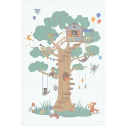 Outlet Tapis puzzle 3 en 1 Tiloo Treehouse (120 x 180 cm) Tapis De Jeu