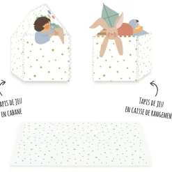 Outlet Tapis puzzle 3 en 1 Tiloo Treehouse (120 x 180 cm) Tapis De Jeu