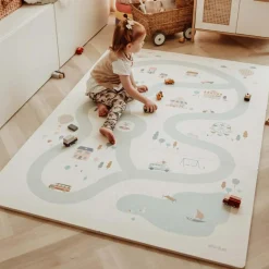 Sale Tapis puzzle 3 en 1 Tiloo Village (120 x 180 cm) Tapis De Jeu