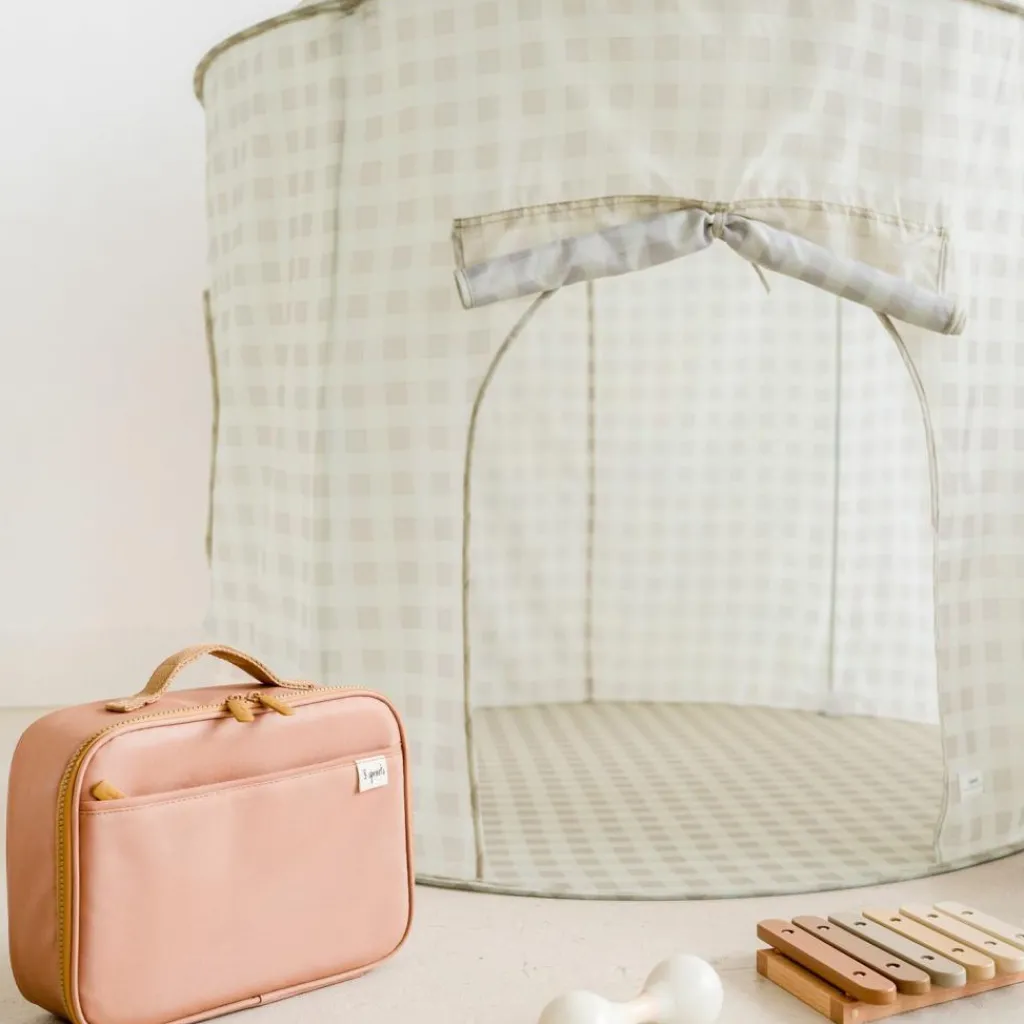 Outlet Tente de jeu en tissu recyclé Vichi Beige Tente De Jeu