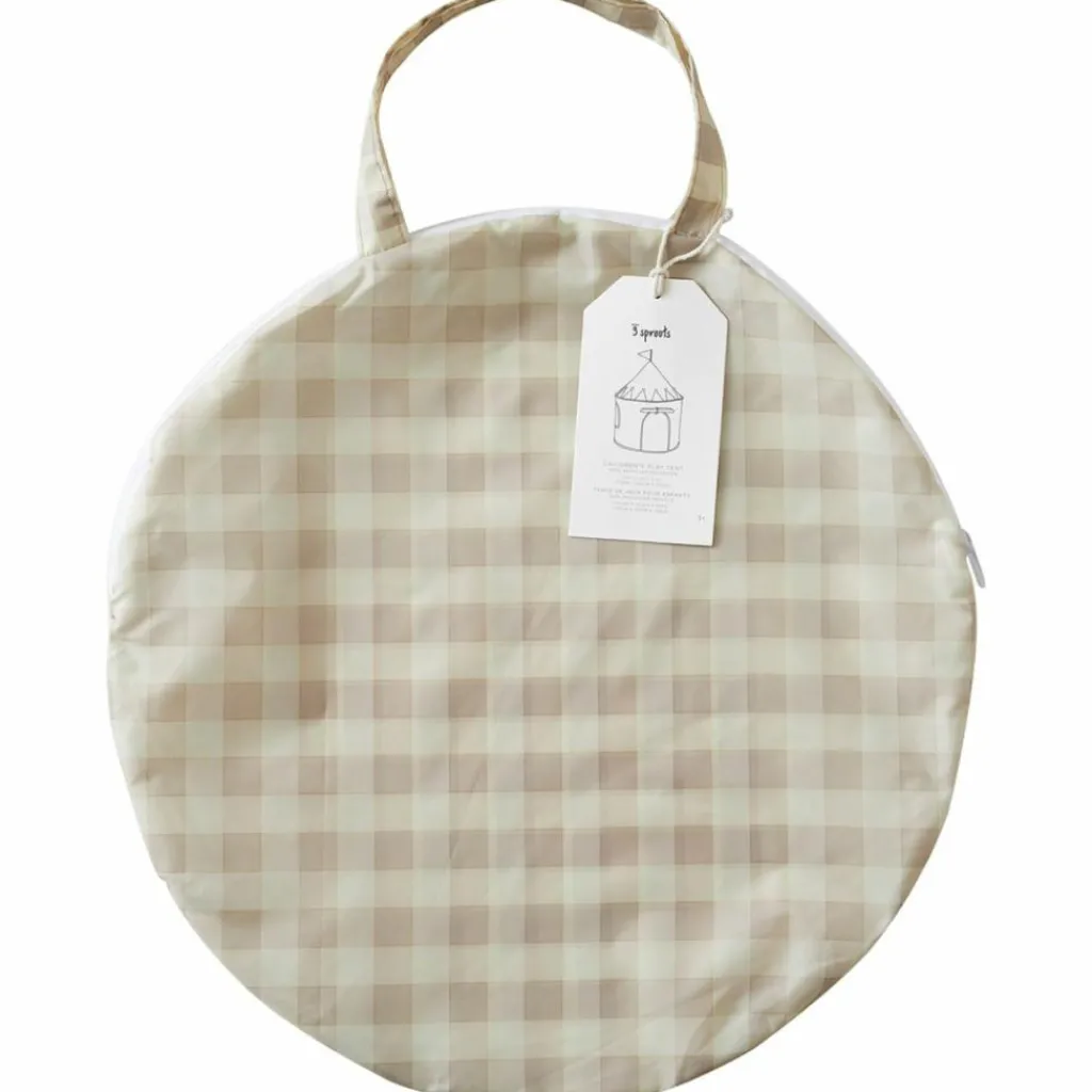 Outlet Tente de jeu en tissu recyclé Vichi Beige Tente De Jeu